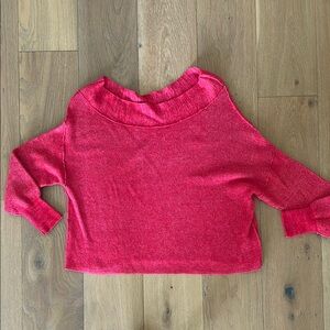 Free people Women's Red Sweater